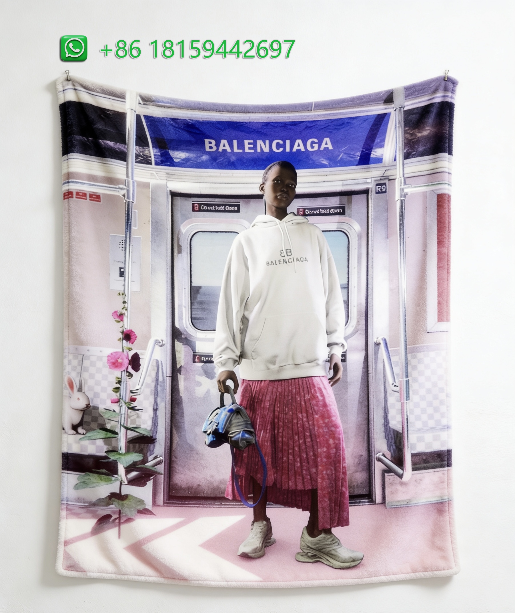 Balenciaga Throw Blankets